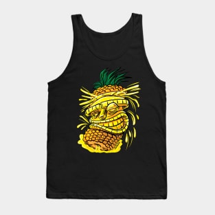 Tiki Pineapple exploding Tank Top